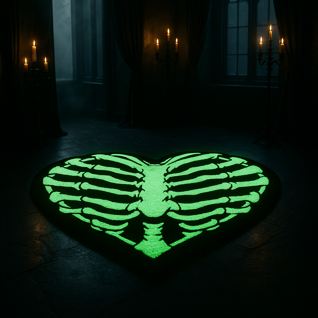 Zom-B-Heart (Glow In The Dark) - Limited Halloween Edition Rug