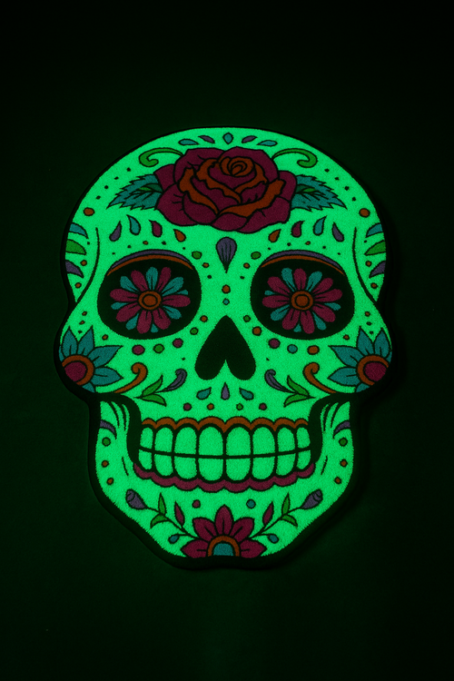 Haunted Skull (Glow In The Dark) – Limited Halloween Edition Rug