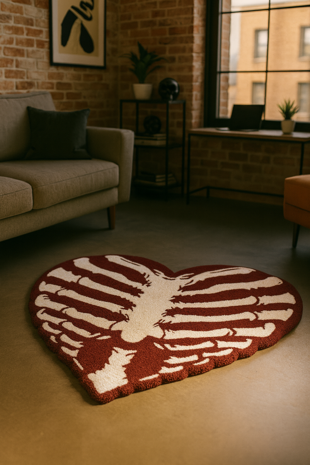 Zom-B-Heart (Glow In The Dark) - Limited Halloween Edition Rug