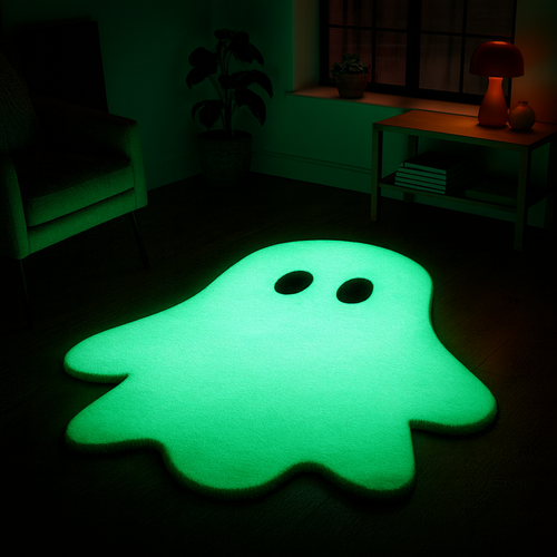 Boo! Ghost (Glow In The Dark) - Limited Halloween Edition Rug